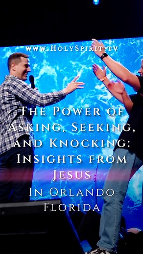 Andres Bisonni | Visit our website: https://www.HolySpirit.tv. In Orlando, Florida, Andres Bisonni delivers a powerful sermon on asking, seeking, and... | Instagram
