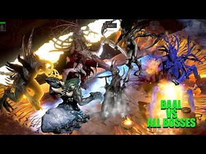 Baal vs All Bosses in Diablo 2 Resurrected