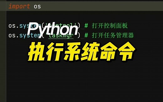Python执行系统命令