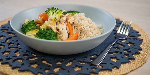 Healthy chicken stir-fry recipe