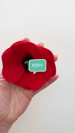DIY Felt Poppy Tutorial