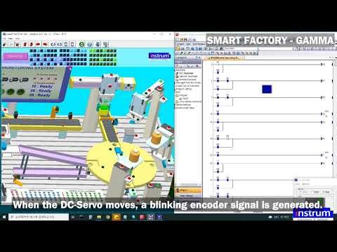 😋❤️SMART FACTORY 365 GAMMA, MITSUBISHI GX WORKS, PLC SIMULATOR