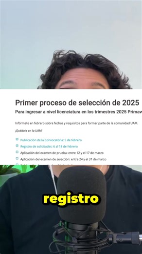 📄 ¡ASÍ SE LLENA LA SOLICITUD PARA EL EXAMEN UAM 2025! 🎓 Paso a paso para que no cometas errores 🚀 #SolicitudUAM2025 #RegistroUAM #ExamenUAM #AdmisiónUAM #IngresoUAM #PasoAPasoUAM #ExamenDeAdmisión #FuturoUniversitario #CarrerasUAM #EstudiantesUAM #UniversidadMéxico #TipsUAM | Antonio Díaz Profe