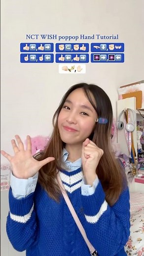NCT WISH poppop HAND TUTORIAL! WHO'S YOUR BIAS IN NCT WISH? 🫧 #nct #nctwish #poppop #kpop