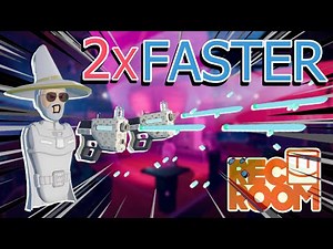 How to Shoot 2x FASTER with Pistols | 2021 Rec Room VR Tutorial