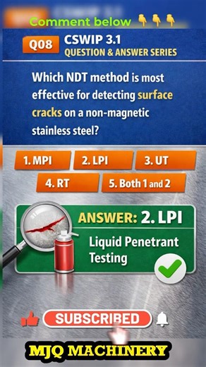 Q8 Cswip 3.1 Question and Answer series #welder #weldingcertification #weldingtechnology #welder