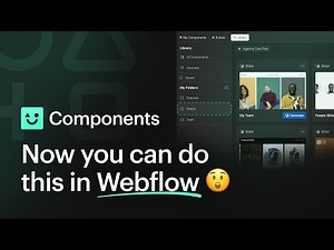 Save Sliders, Marquees, and more Components to your library in Webflow