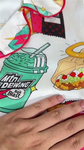 Live Más Taco Bell Lounge Set 🌮😄#pjs #pajamas #taco #tacos #fastfood | Tacos