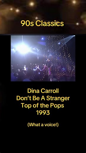 90s Classics: Dina Carroll – Don’t Be A Stranger (TOTP 1993)