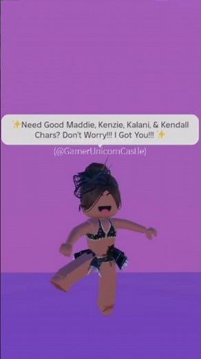 ✨Here Are Some Maddie, Kenzie, Kalani, & Kendall Chars For Ora Dance Moms! (Roblox)✨ #fyp #roblox