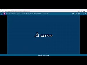 CATIA capabilities in parametric generative design with the new visual scripting app