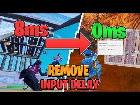 How To Get NO INPUT DELAY! - Fortnite Lower Input Delay Guide!