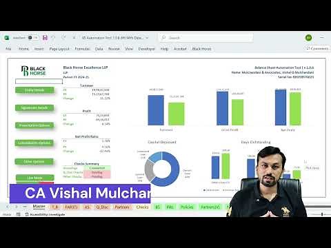 Balance Sheet Automation Tool to prepare Financial Statement for NCE & LLP as per ICAI GN