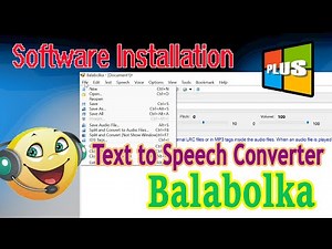 Software Installation || Free Text to speech software || Balabolka 🆓