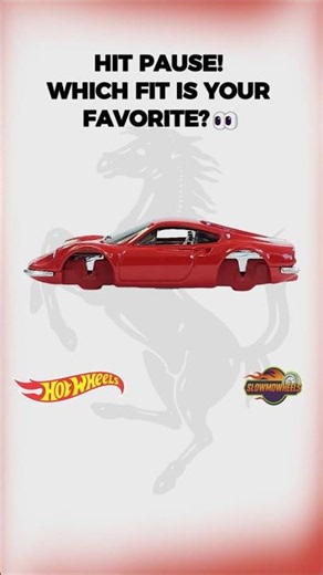 Hot Wheels Ferrari Dino Wheels Swap 🏎️🔥