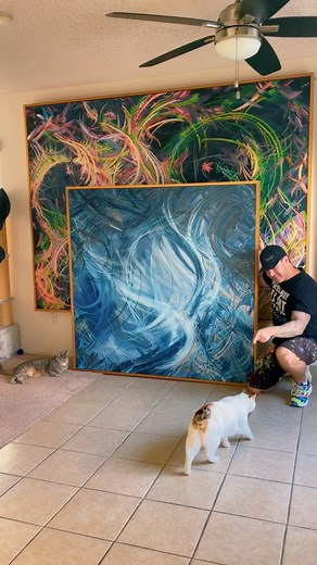 My art would be perfect for your business, and it can be written off as a business expense. Don’t forget that priceless certificate of good fortune 🌈🙆‍♂️❤️Try all my audios and check out my merch. Find me on my Linktree 🌴#art #artist #painting #statementart #impactart #corporateart #artbusiness #abstractart #abstractpainting #oceanart #painting | Carini Arts