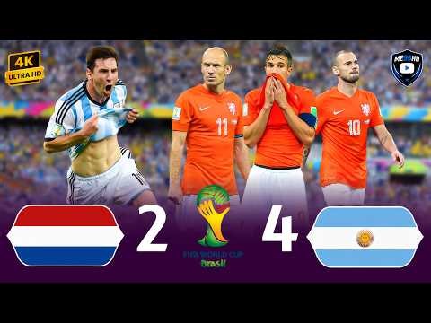 Argentina Shocks the World 😱🔥 Eliminates the Greatest Dutch Generation Ever 💀🔥❮ ARG 4-2 NED ❯ 🤯💥🏆 4K