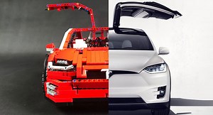 Tesla Model X Recreated On Amazing 1:10 Scale Model By Lego Technic Fan | Carscoops