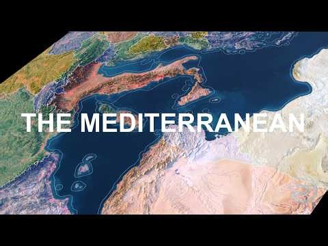 THE MEDITERRANEAN 3D Country Maps-Terrain Animation Showcase