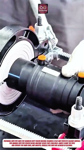 HDPE Pipe Fusion Technology for Trimming Edges and Aligning Joints In Seconds