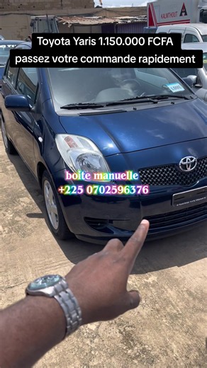 Toyota Yaris pas chère : Toyota Yaris 1.150.000 FCFA - commande rapide