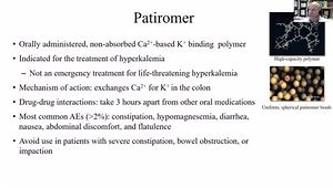 Hyperkalemia Management: What Are the Available Potassium Binders Approved by FDA? What Is the Efficacy of Patiromer?