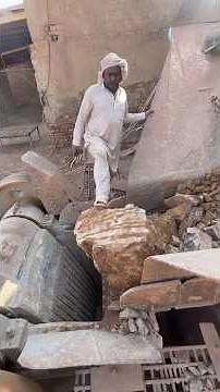 BIG ROCK 🪨 Crusher Machine - FULL Powerfull Process A Giant in Action-Big Rock Crushing