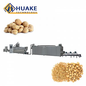 [Hot Item] Soya Chunks Textured Vegetable Soya Protein Food Making Machines Soya Meat Extrusion Machine