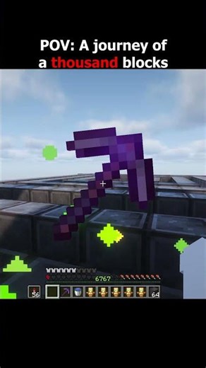 POV: A journey of a thousand blocks💀