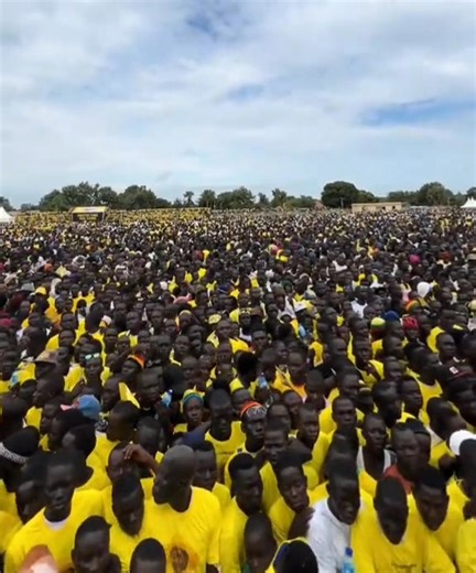 🔥 ADJUMANI HAS SPOKEN! 🔥 What a massive and record-breaking turnout!, Among all the areas where President Yoweri Kaguta Museveni has campaigned so far, Adjumani has taken the crown, leading the region with unstoppable energy, unity, and love for the Movement!. From every corner, the people of Adjumani turned up in unbelievable numbers, painting the town bright yellow and showing the true spirit of the NRM Revolution!. This is more than just support, it’s a powerful statement of loyalty, peace,