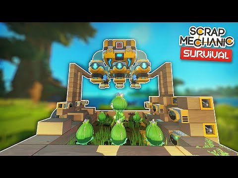 This Automatic Farm Does All the Work for Me! - Scrap Mechanic Survival Mode #14