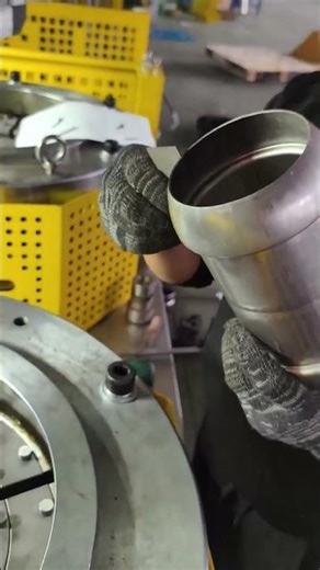 Stainless Steel Double Press Socket Pipe Fitting | Pipe End Forming Processing