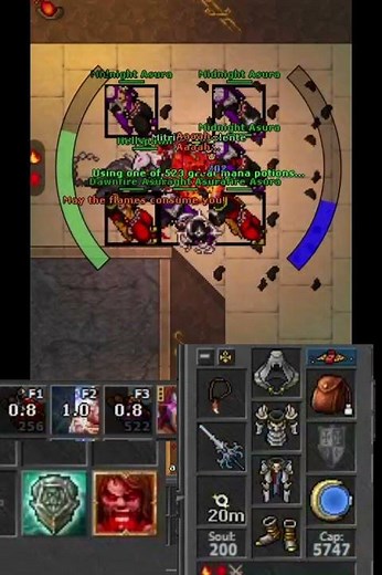 Tibia - Exura Med Ico do EK com utito tempo sem shield (Test Server 05/05/26)