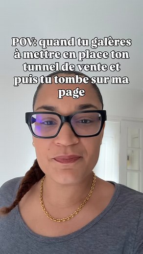 ”Tu cherches un compte qui t’aide à créer ton tunnel de vente… et bam, tu tombes sur ma page ? 👀 Je vais être honnête avec toi : oui, être autodidacte, c’est ok. Moi aussi, j’ai tout appris seule au début et je me suis formée par la suite . Mais il faut dire la vérité : 👉 La technique, ce n’est pas toujours simple 👉 Et ce n’est pas donné à tout le monde naturellement La bonne nouvelle ? Tu n’as pas besoin de le faire toute seule. On peut le faire ensemble 🤝 Je t’apprends vraiment à utiliser 