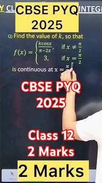 Q) Find the value of 𝑘, so that 𝑓(𝑥)={(𝑘cos𝑥/(𝜋−2𝑥), if 𝑥≠𝜋/2@3, if 𝑥=𝜋/2) is continu