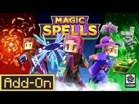 I tested the most FAMOUS MAGIC ADDON on the Minecraft Bedrock Marketplace - Magic Spells Addon 🧙‍♂️