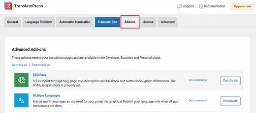 DeepL Automatic Translation - TranslatePress