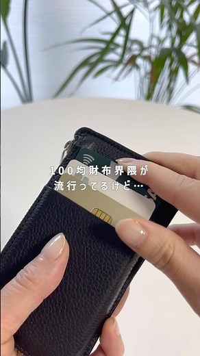 100均財布界隈が流行ってるけど… #shorts