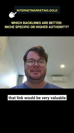 Link building: which backlinks are better, niche-specific or higher authority? #SEO #shorts