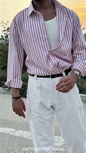 Stripe Shirt Colour Combos that attracts ⚜️🔥 #mensfashion #maximalistfashion #oldmoney #fashion