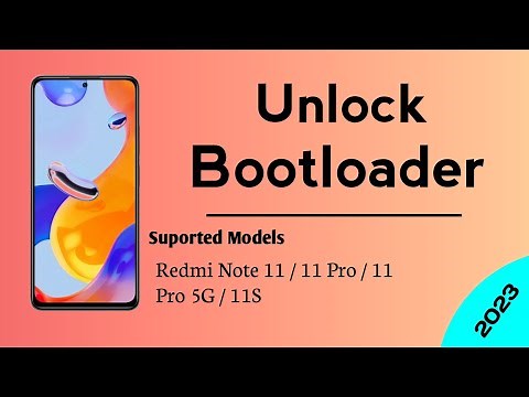 Redmi Note 11 Pro / Pro 5G Bootloader Unlock | Redmi Note 11 Bootloader Unlock