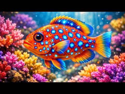 4K Ocean Escape 🐠 | Calming Underwater Journey | Deep Sleep & Stress Relief Music #wildlife #ocean