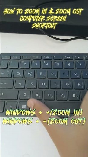 How to Zoom in & Zoom out computer screen shortcut key #wisdomtechnical #tech #laptop #pc #shorts