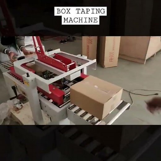 Box taping machine