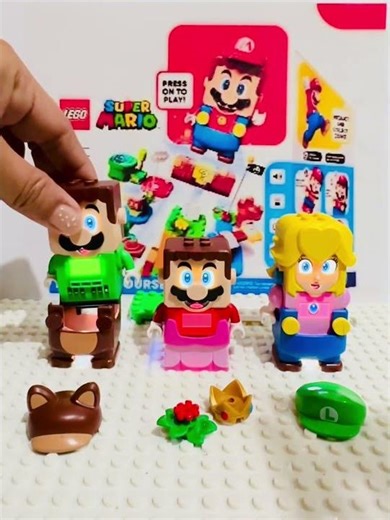 Lego Mario Character Swap: Triple Suit Returnes #shorts #trending #funny #mario #asmr #toys #fy ,C17