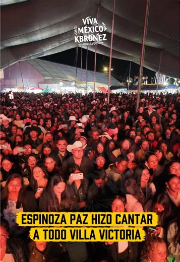 Concierto Espinoza Paz en Villa Victoria