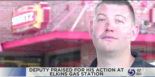 Deputy praised for action at Elkins gas station