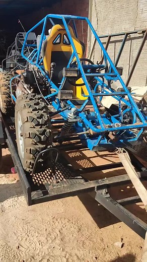 Dune Buggies Assembly Process in a Garage Workshop