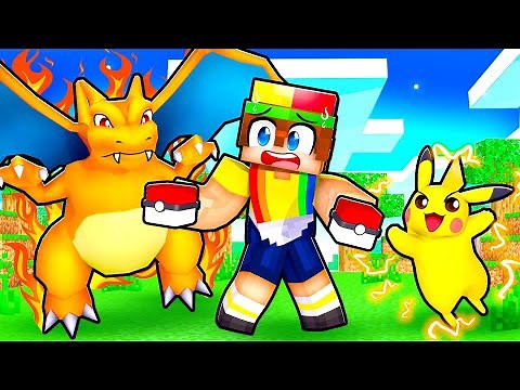 Having a POKEMON FAMILY In Minecraft!