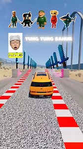 1.3M views · 15K reactions | Italian Brainrot Car LASER Jump Challenge with Tung Tung Sahur Tralalero Tralala蝹麗 #italianbrainrot#beamngdrive #3danimation #gamingcommunity #instagramgamer | Uncomfortable Uncomfortable | Facebook